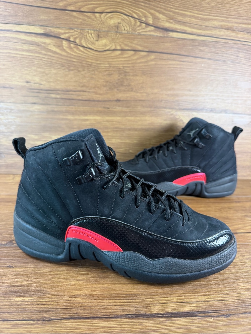 Jordan 12 GG “Rush Pink” Black Sneakers Women’s Size 8 (6.5Y) 510815-006
